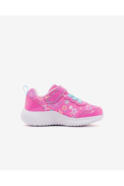 SKECHERS BOUNDER - LIL STAR FRIENDS Pantofi sport roz pentru fetițe 303167N PKMT