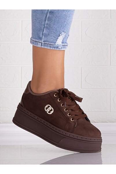Botinelli Γυναικεία sneakers πλατφόρμας Maro από την Zenda, από δέρμα σουέτ, ...