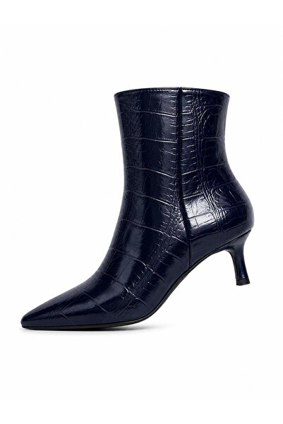 LOJO Γυναικείες Μπότες με Μυτερή Μύτη Casual Heels Azur Laci Croco
