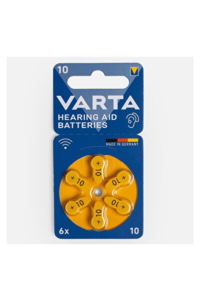 Varta Baterii pentru Aparate Auditive Tip 10, Set 6 buc., Energie pentru Auz