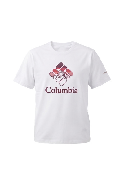 Columbia Seasonal Graphic Tee 2155031-100 Men's T-Shirt White