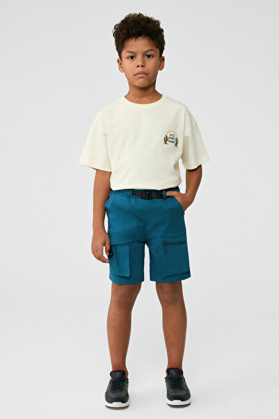 NBT JEANS Boy Petrol Shorts
