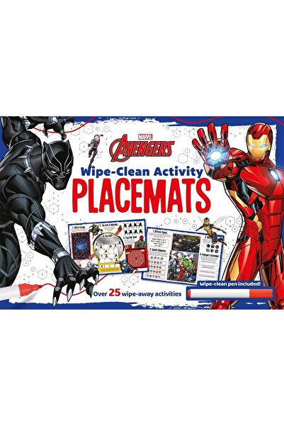 autumn publishing Marvel Avengers - Wipe-clean Activity Placemats