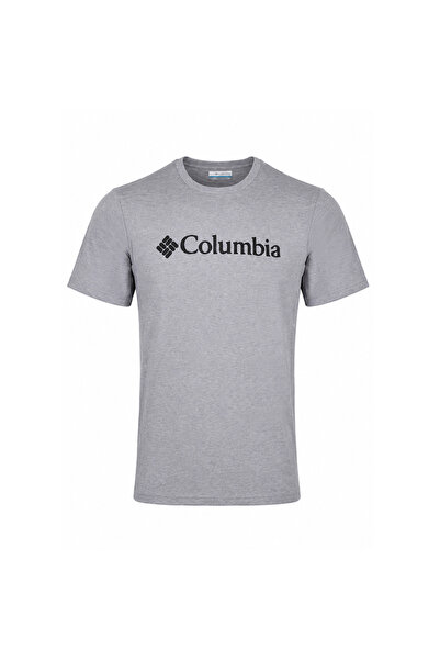 Columbia Basic Logo 2155001-039 Erkek Tişört Gri