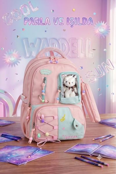 Royal Glow Imported Luxury Waterproof Fabric 26904 Kawai Girl's Primary Schoo...