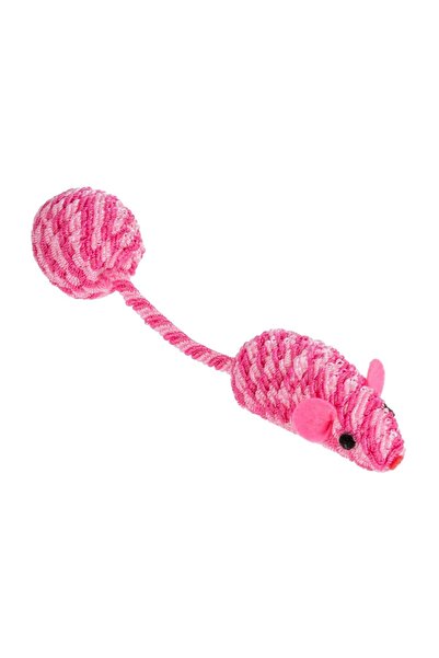Generic Jucărie Pisică Șoricel din Siret cu Minge in Coada 20 cm