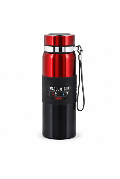 Generic Brand Termos din oțel inoxidabil cu izolație în vid, 1000ml – Cu pere...