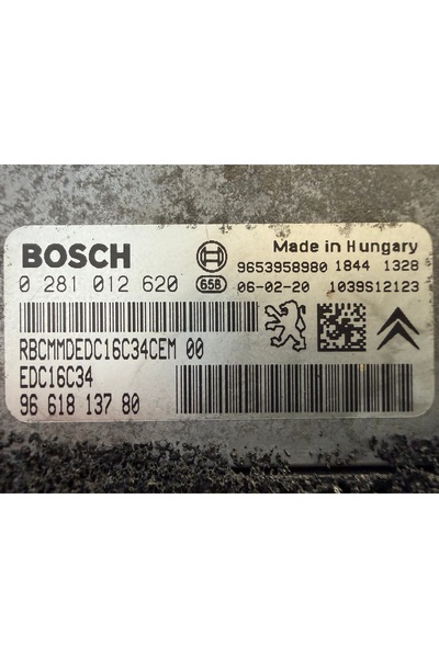 Bosch Calculator motor Citroen Berlingo motor 1.6Hdi cod 0281012620