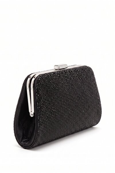 LuviShoes 292 Black Stone Women's Evening Dress Bag