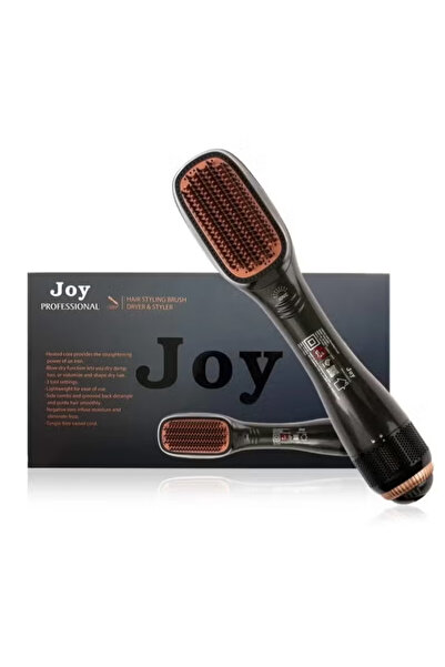 JOY Professional Ceramic Dryer And Styler 2 In 1 Black/Beige