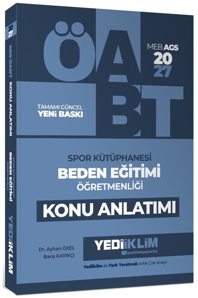 Yediiklim Yayınları 2027 MEB AGS ÖABT Spor Kütüphanesi Beden Eğitimi Öğretmen...