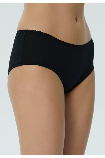 Albero Natur Women's Organic Cotton Thin Lace Detailed Panty (Gots Certified)