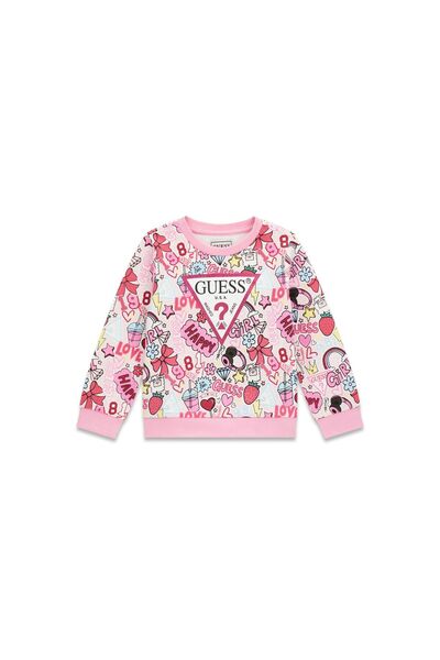 Guess Bluză de fată K6YQ04K3845 Roz