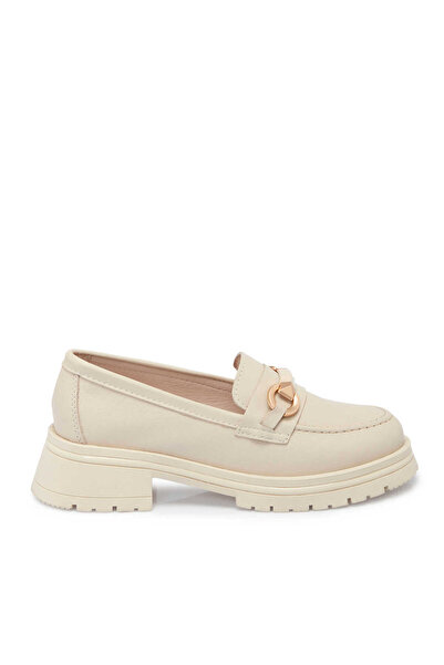 Tergan Bej Hakiki Deri Kadın Loafer - K25S1AY68323-A25
