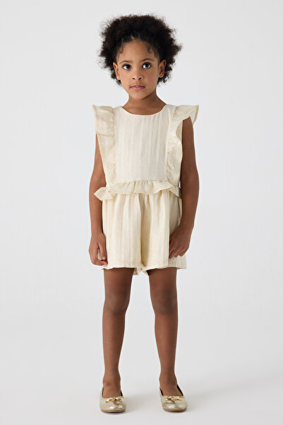 Tyess Girl Beige Overall