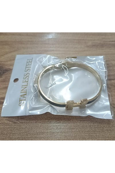 Generic Brand Stainless Steel Gold Color Detailed Hrms Model Bracelet, Gold-Red Hrms Model Steel Clasp, Gold Detailed Hrms Model Clasp Bracelet