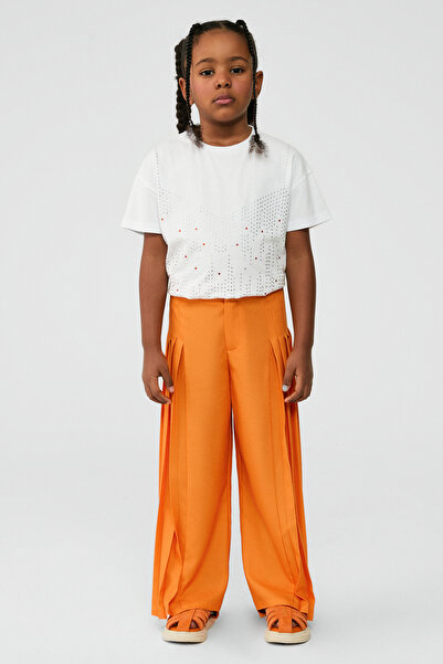 Tyess Girl Orange Trousers