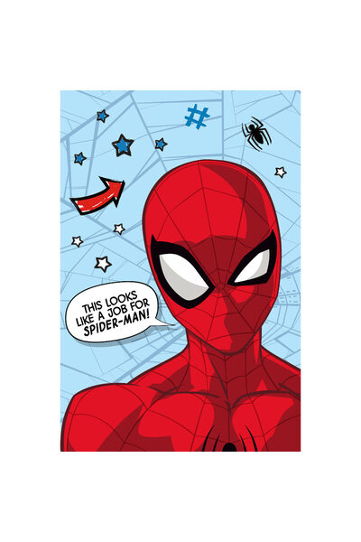 Borea Κουβέρτα Flannel Spiderman Job Σιέλ 100 x 150 cm