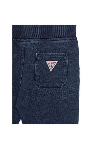 Guess Pantaloni de trening pentru băieți N5YQ14KCYC0 Albastru închis