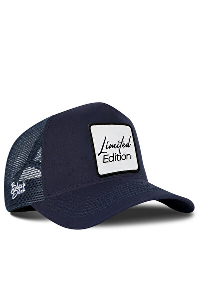 BlackBörk Limited Edition Logo Navy Blue Trucker Hat