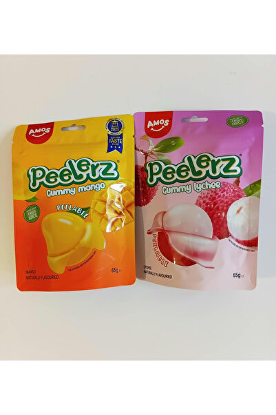 Amos pachet 2 bucăți jeleuri Mango&Lychee 2x65g