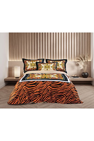 MAKIS TSELIOS ASIA ΣΕΤ ΣΕΝΤΟΝΙΑ ΥΠΕΡΔΙΠΛΑ 240x260cm COTTON SATIN DIGITAL PRINT
