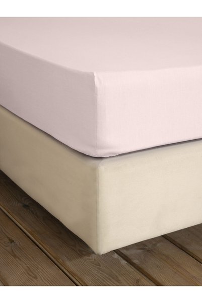 Nima Home Σεντόνι Υπέρδιπλο με Λάστιχο Unicolors - Light Pink