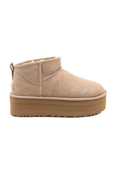 UGG Australia Classic Ultra Mini Platform 1135092-SAN Kadın Bot Bej