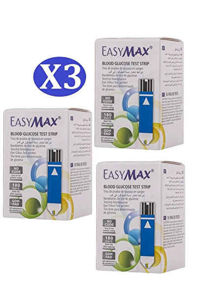 Easy Max EasyMax Blood Glucose Test Strips - 50 Pieces (3 Packs)