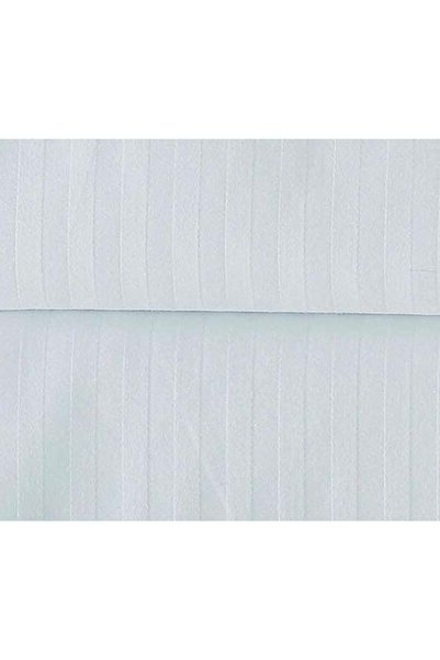 MAKIS TSELIOS ΣΕΝΤΟΝΙ 278X290 IRMA11(30)BIG STRIPE WHITE 230TC 100% COTTON SATIN