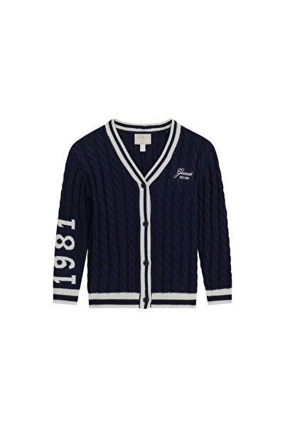 Guess Cardigan de fată J6YR09Z0841 Albastru închis