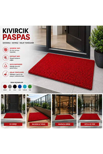 Kalyon Kıvırcık Paspas Kaymaz Taban Halı Yolluk