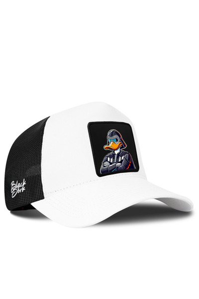 BlackBörk Duckside Logo White-Black Trucker Hat