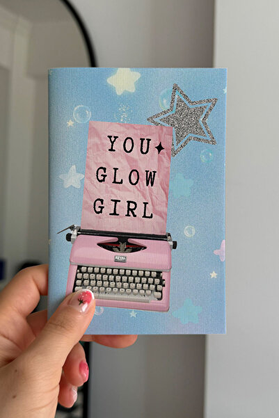 Planet Butik You Glow Girl Mini Unlined Notebook