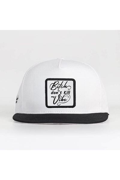 BlackBörk Don'T Kill My Vibe Logo Black-White Hip Hop Hat