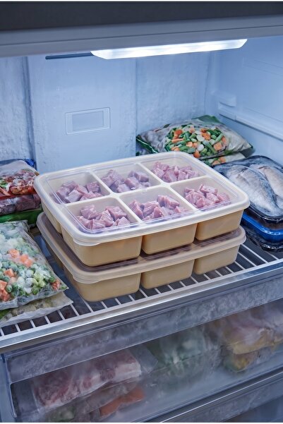 Kitchen Life 2-Pack 6-Compartment Multifunctional Refrigerator Organizer