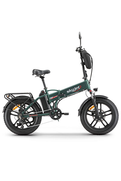 Skyjet TRVIII PRO 1000W ELEKTRİKLİ BİSİKLET AYNA ÇANTA VE EL GAZI HEDİYELİ