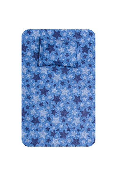Borea Σεντόνι Σετ 2ΤΜΧ Sky Μονό Μπλε Μπλε 160 x 240 cm + 50 x 70 cm