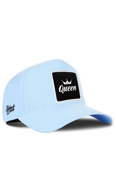 BlackBörk Queen Logo Ice Blue Baseball Premium Hat