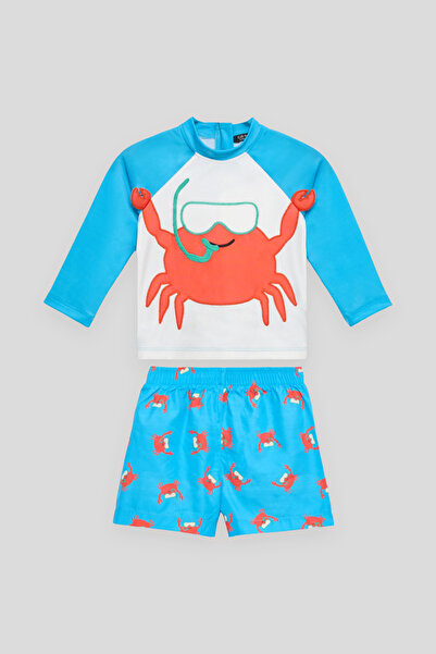 GB Baby Baby Boy Patterned Swimsuit