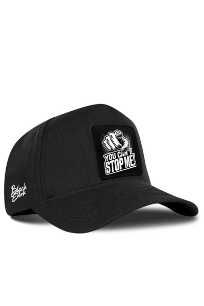 BlackBörk You Can'T Stop Me Logo Cordura Black Baseball Cap
