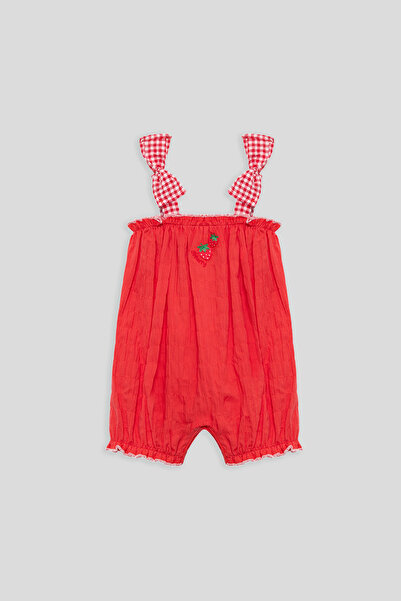 GB Baby Baby Girl Red Overall