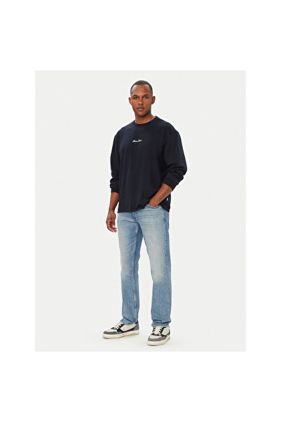 Guess Jeans Bluză cu mânecă lungă pentru bărbați M6YI30K4181 Albastru închis