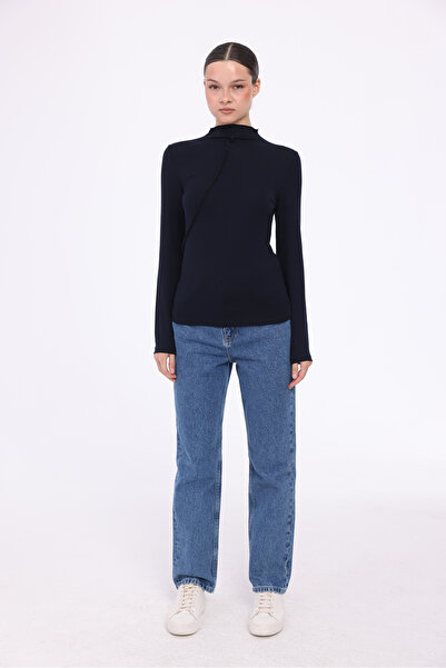THE WESS Bluze - Bleumarin - Slim Fit