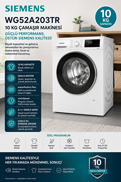 Siemens WG52A203TR 10 KG