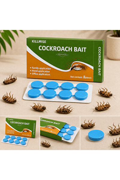 Generic Brand Set 8 Momeli Anti-Gândaci, Capcane Cockroach Bait pentru Combaterea Gândacilor, Utilizare în Bucătărie, Baie, Casă și Birou