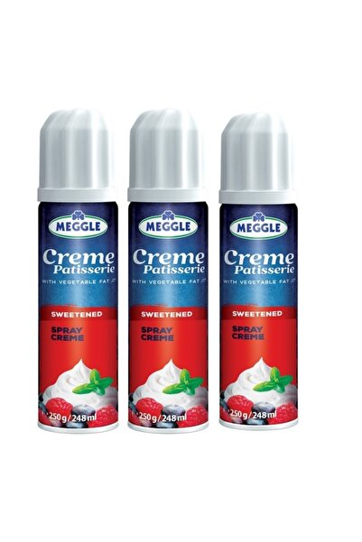 meggle Spray frișcă Creme Patisserie 250 ml x 3 buc