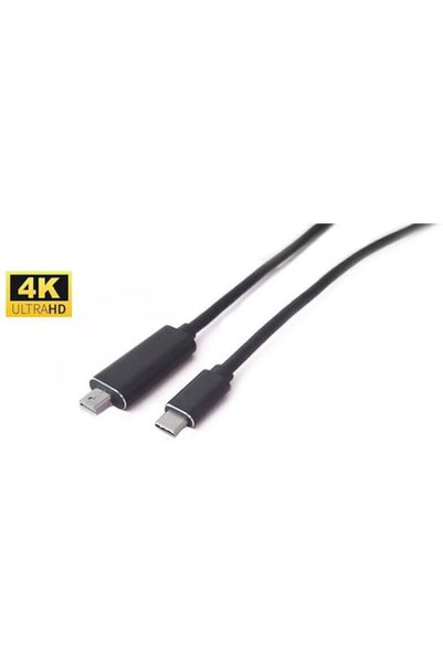 MicroConnect Καλώδιο βίντεο USB 3.2 USB-C Αρσενικό σε USB-C Μαύρο 2μ