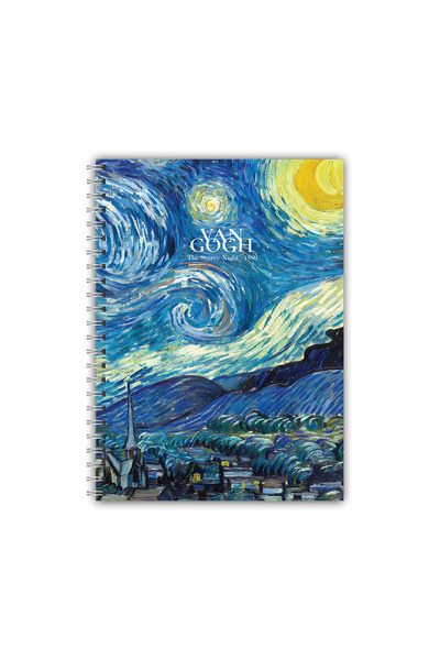 Be Online A5 Spiralli Art Sanat Defteri - Çizgili Karton Kapak 100 Sayfa Vinc...