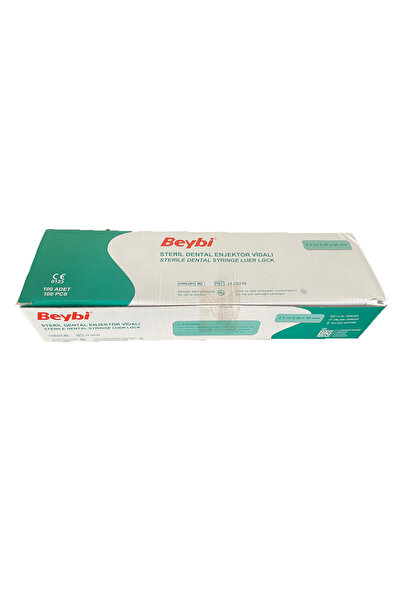 Beybi KİLİTLİ DENTAL ENJEKTÖR 2.5ML 0.40*50 MM 100 ADET